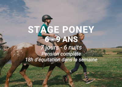 Pony course (6-9 yrs) - Full week - Beginner to Galop 2 -