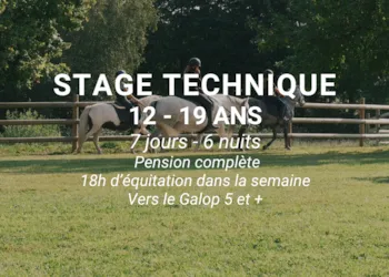 Mietunterkunft - Reitaufenthalt (12-19 Jahre) – Ganze Woche – Galopp 4+ - LieuDieu, Domaine de Campagne