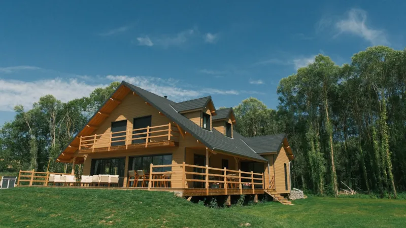 Maison Canadienne Au Bord Du Lac
