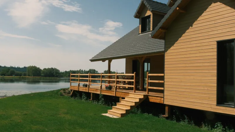 Maison Canadienne Au Bord Du Lac