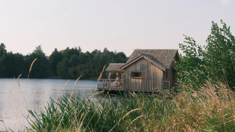 Cabane Sur L'eau Avec Bain Nordique Privatif