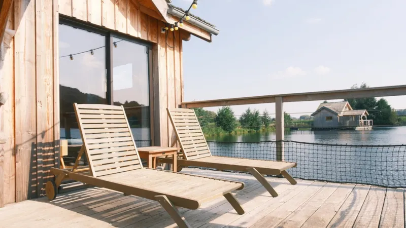 Cabane Sur L'eau Avec Bain Nordique Privatif