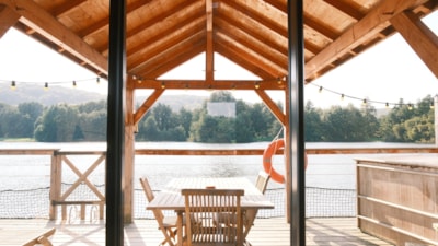 Floating hut  with private Nordic bath