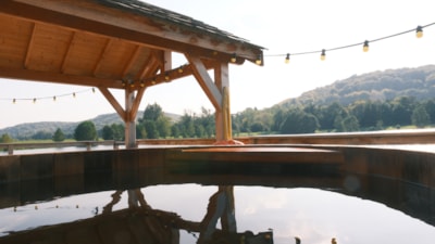 Floating hut  with private Nordic bath