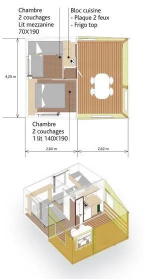 Tit'home Toilé - 2 Chambres (Sans Sanitaires Privatifs Et Sans Points D'eau)