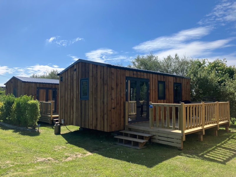 Mobilheim-Kabine mit Bad - 2 Schlafzimmer -
