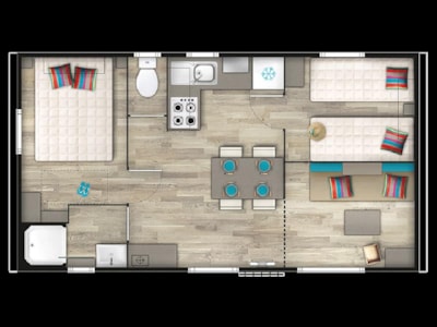 Mobile-home BERMUDES DUO 2016