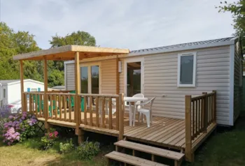 Mietunterkunft - Mobilheim Super Mercure Riviera - Camping Les Garennes de la Mer