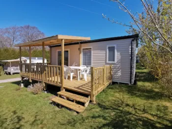 Mietunterkunft - Mobilheim Super Mercure Riviera - Camping Les Garennes de la Mer