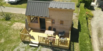 Mietunterkunft - Mobilheim Tiny House 14M² - 2 Schlafzimmer - Camping Marie France
