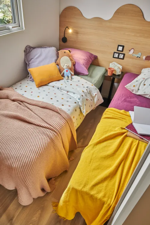 Mietunterkunft - Mobilheim Familie 34 M² 3 Zimmer + Klimaanlage - image n°2 - Camping Marie France