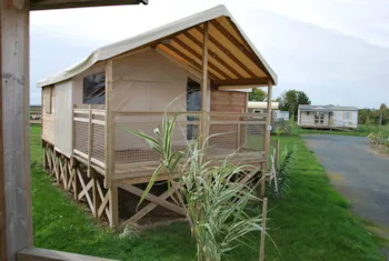Mietunterkunft - Lodge Confort 22M² - 2 Schlafzimmer - Camping La Dive