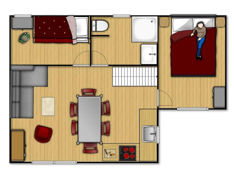 Chalet Chateau - 3 Chambres