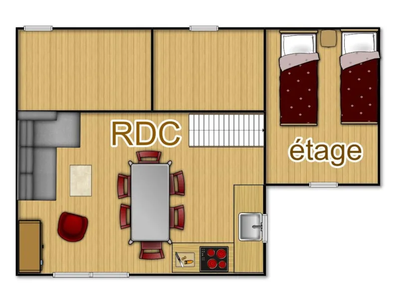 Chalet Chateau - 3 Chambres