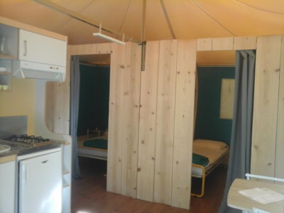 Lodge CONFORT (with sanitary facilities) - 2 sleeping areas