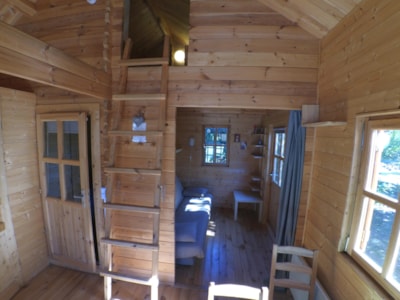 Chalet SCANDINAVE - 1 bedroom (double bed) & 1 mezzanine (2 single beds)