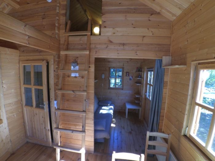 Chalet Scandinave - 1 Chambre (Lit Double) & 1 Mezzanine (2 Lits Simples)