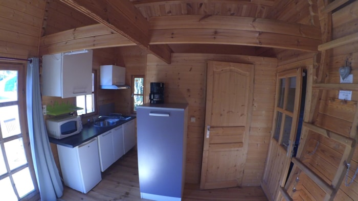 Chalet Scandinave - 1 Chambre (Lit Double) & 1 Mezzanine (2 Lits Simples)