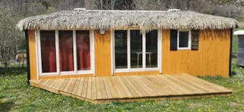 Location - Chalet Les Cedres - 3 Chambres - Camping Les Chalets du Lac Belcaire ****