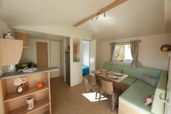Mietunterkunft - Mobilheim 2 Zimmer + Klimaanlage - Camping Le Moulin Brûlé