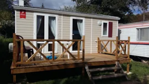 Locatif - Mobilheim 2 zimmer + Klimaanlage - Camping Le Moulin Brûlé