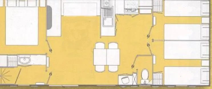 Mobil-Home Loisirs 3 Chambres