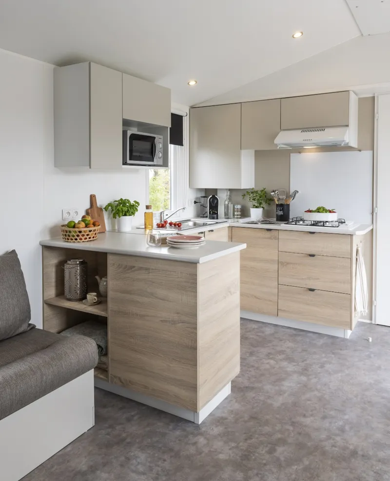 Mobil-Home Violette Climatisé 3 Chambres