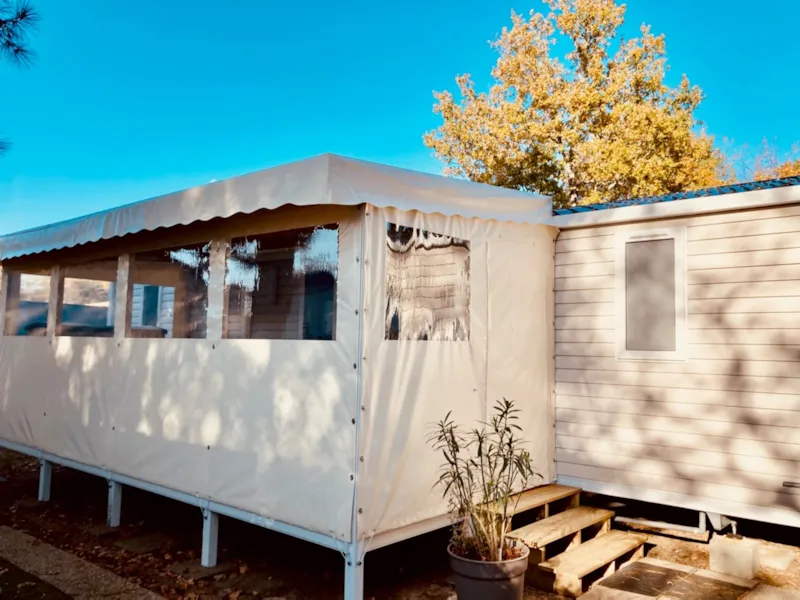 Mobil-Home Violette Climatisé 3 Chambres