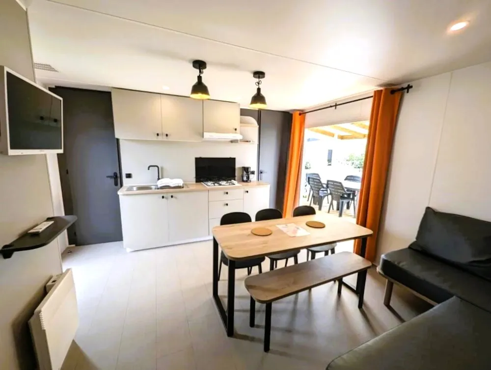 Location - Mobil-Home Agora 3 Chambres - Villa Campista