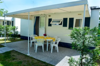 Location - Mobilhome 4 + Voiture + Wc + Climatisation + Tv - Camping Parco Capraro