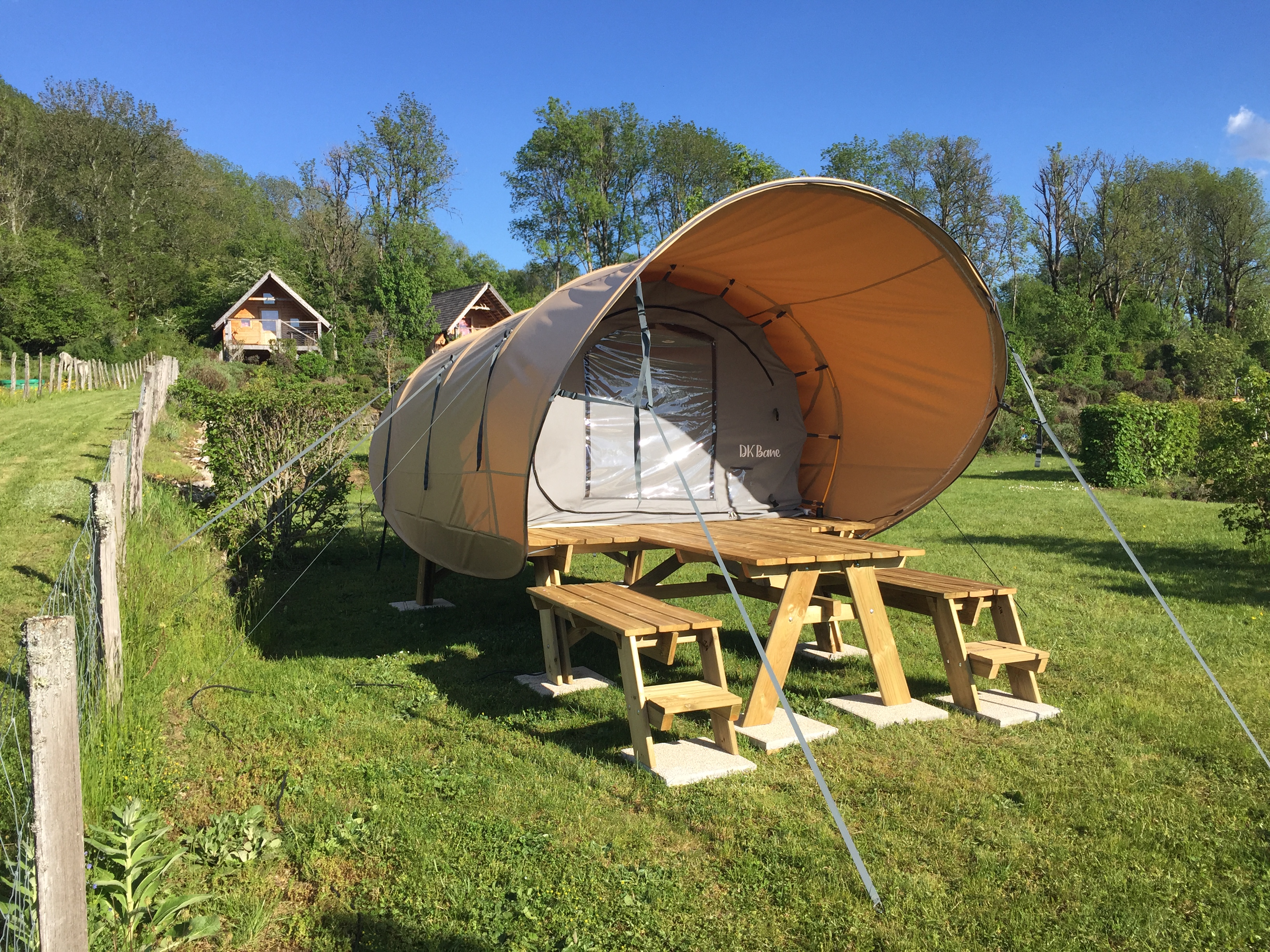 Huuraccommodatie - Cocoon Tent - Camping Les 12 Cols