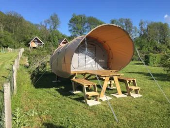 Mietunterkunft - Cocoon Zelt - Camping Les 12 Cols