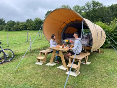 Location - Tente Cocoon - image n°2 - Camping Les 12 Cols