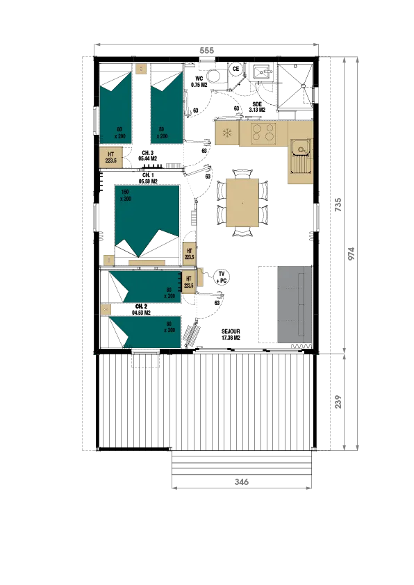 Chalet Confort Premium - D