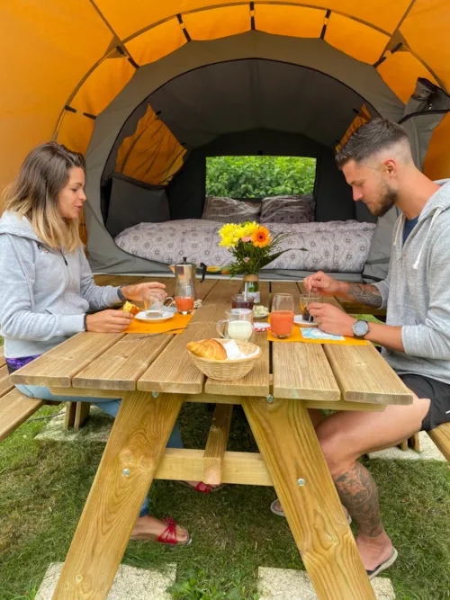 Location - Tente Cocoon - image n°5 - Camping Les 12 Cols