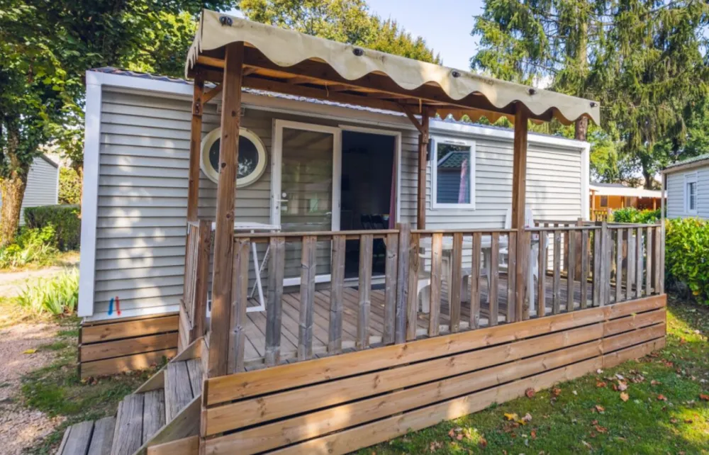 Accommodation - Mobile Home Colorado 2 - 30M² - 2 Bedrooms - Camping Oasis des Dombes