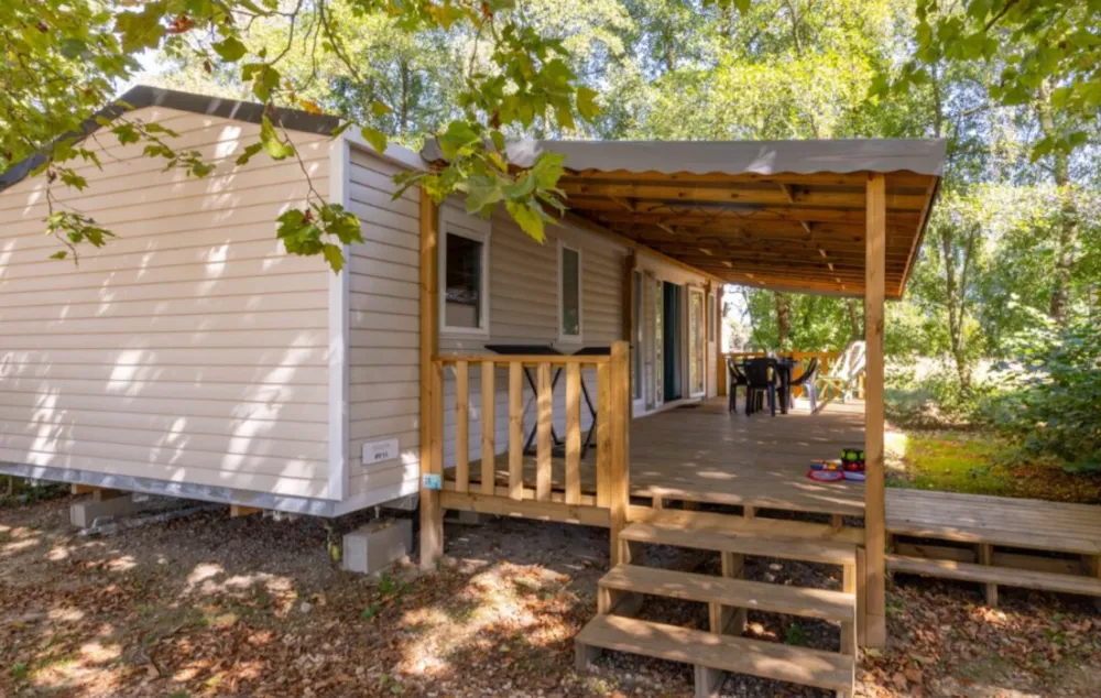 Accommodation - Mobile Home Oklaoma 2 - 30M² - 2 Bedrooms - Camping Oasis des Dombes