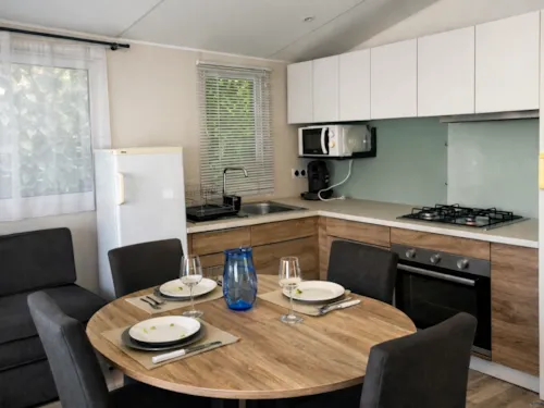 Location - Colorado 1 - 20M² - 1 Chambre - image n°3 - Camping Oasis des Dombes