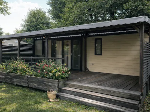 Location - Colorado 1 - 20M² - 1 Chambre - image n°1 - Camping Oasis des Dombes