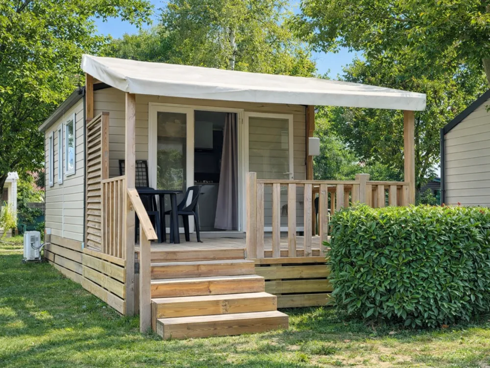 Location - Oklaoma 1 - 20M² - 1 Chambre - Camping Oasis des Dombes