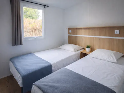 Location - Oklaoma 2 - 30M² - 2 Chambres - image n°5 - Camping Oasis des Dombes