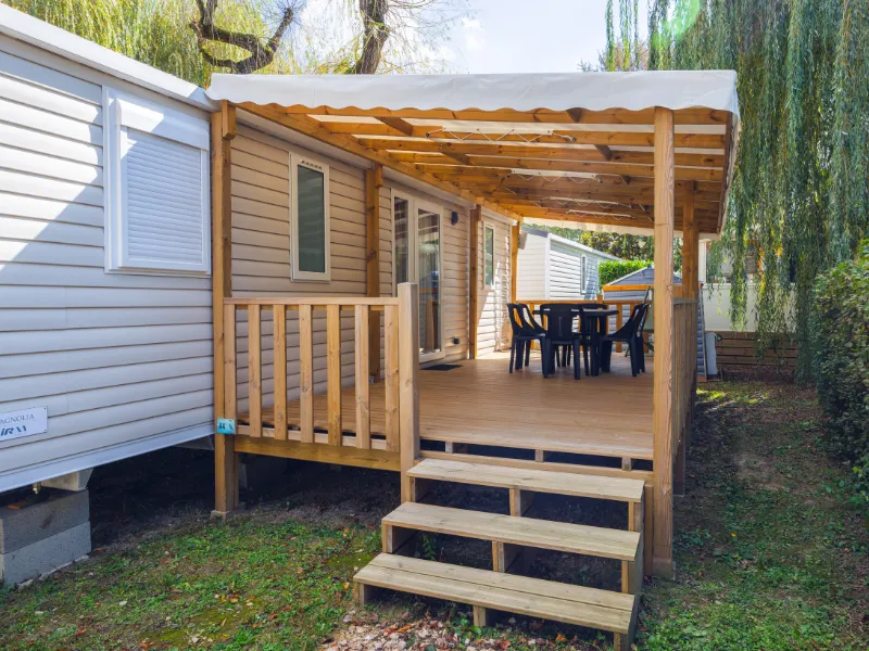 Location - Indiana 2 - 40M² - 2 Chambres - Camping Oasis des Dombes