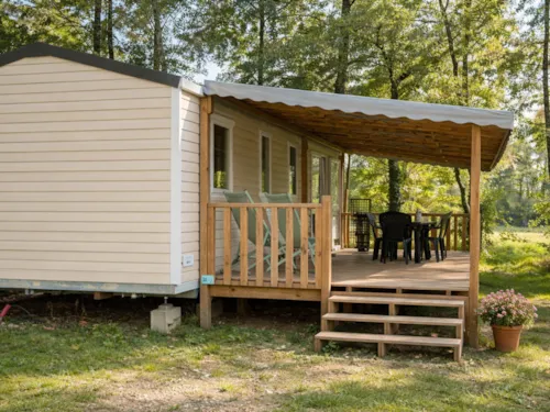 Accommodation - Indiana 3 - 40M² - 3 Bedrooms - 2 Bathrooms - image n°1 - Camping Oasis des Dombes