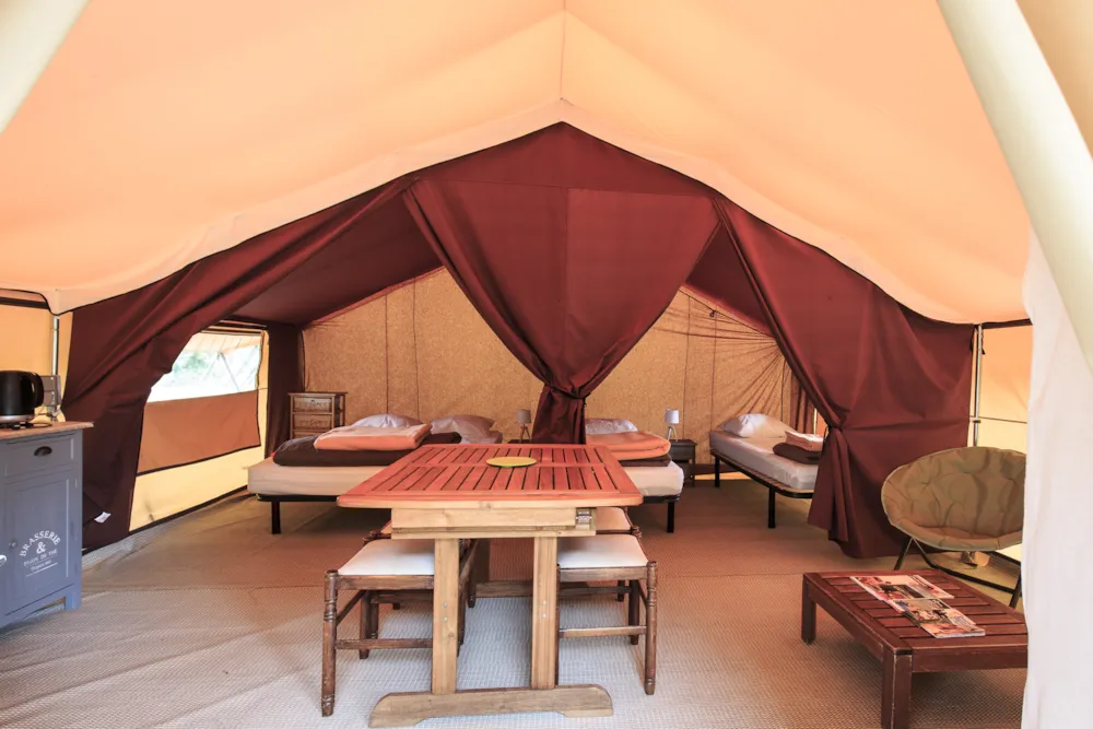 Location - Cabane Toilée - Camping Claire Rivière