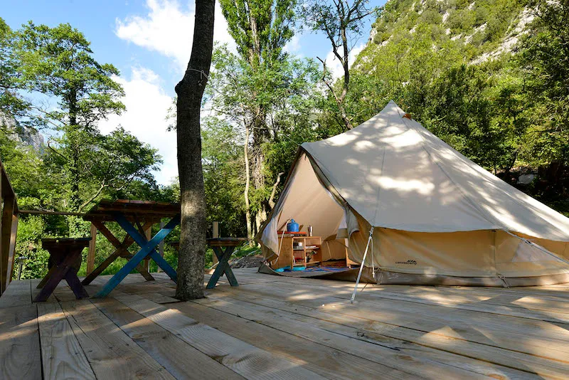 Huuraccommodatie(s) - Tent - Camping la Graville