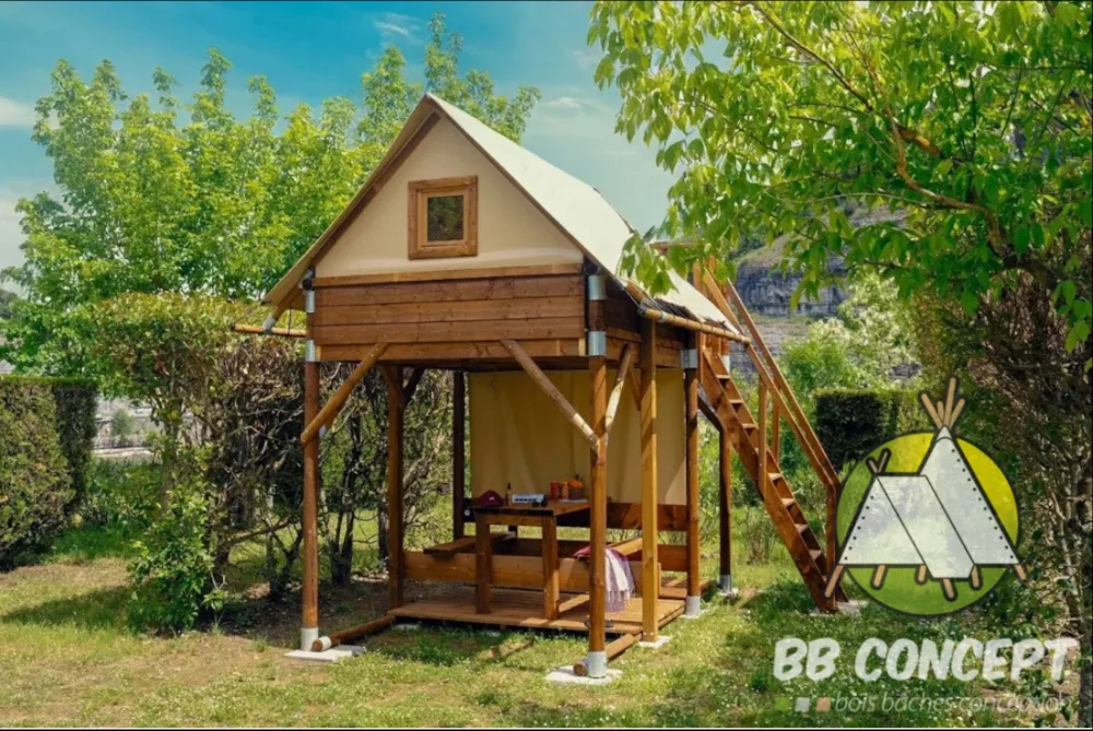 Huuraccommodatie(s) - Biouvac+ 1 Slaapkamers - Camping la Graville