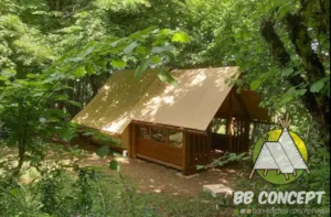 Locatif - Trekkershut - 1 slaapkamer - Camping la Graville
