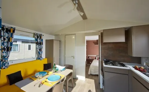 Location - Mobil-Home 1 Chambre - image n°3 - Clico Chic - Camping L'Aloua