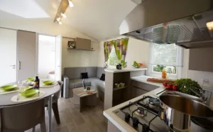 Locatif - Mobil-home 3 chambres - Clico Chic - Camping L'Aloua