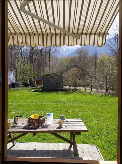 Location - Chalet Bois - image n°2 - Camping Les Bouleaux